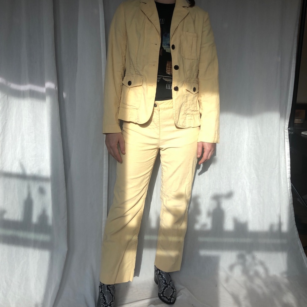 Two Piece Corduroy Suit